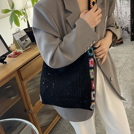 Knitted Bag Large Capacity Women