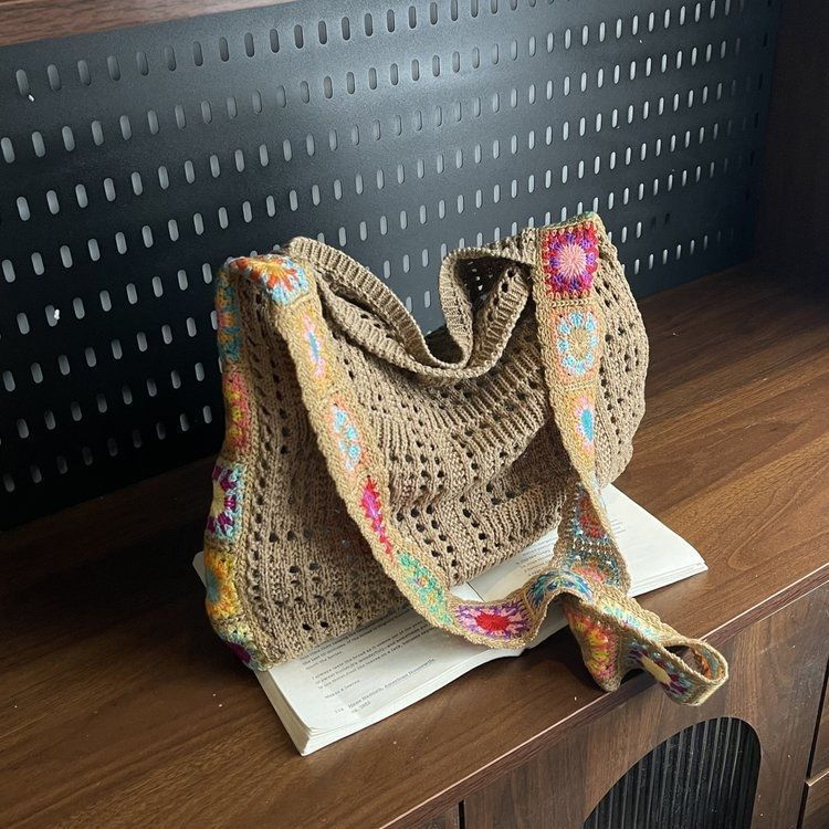 Knitted Bag Large Capacity Women