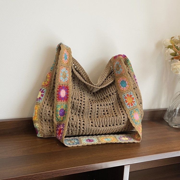 Knitted Bag Large Capacity Women